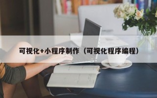 东台可视化+小程序制作（可视化程序编程）